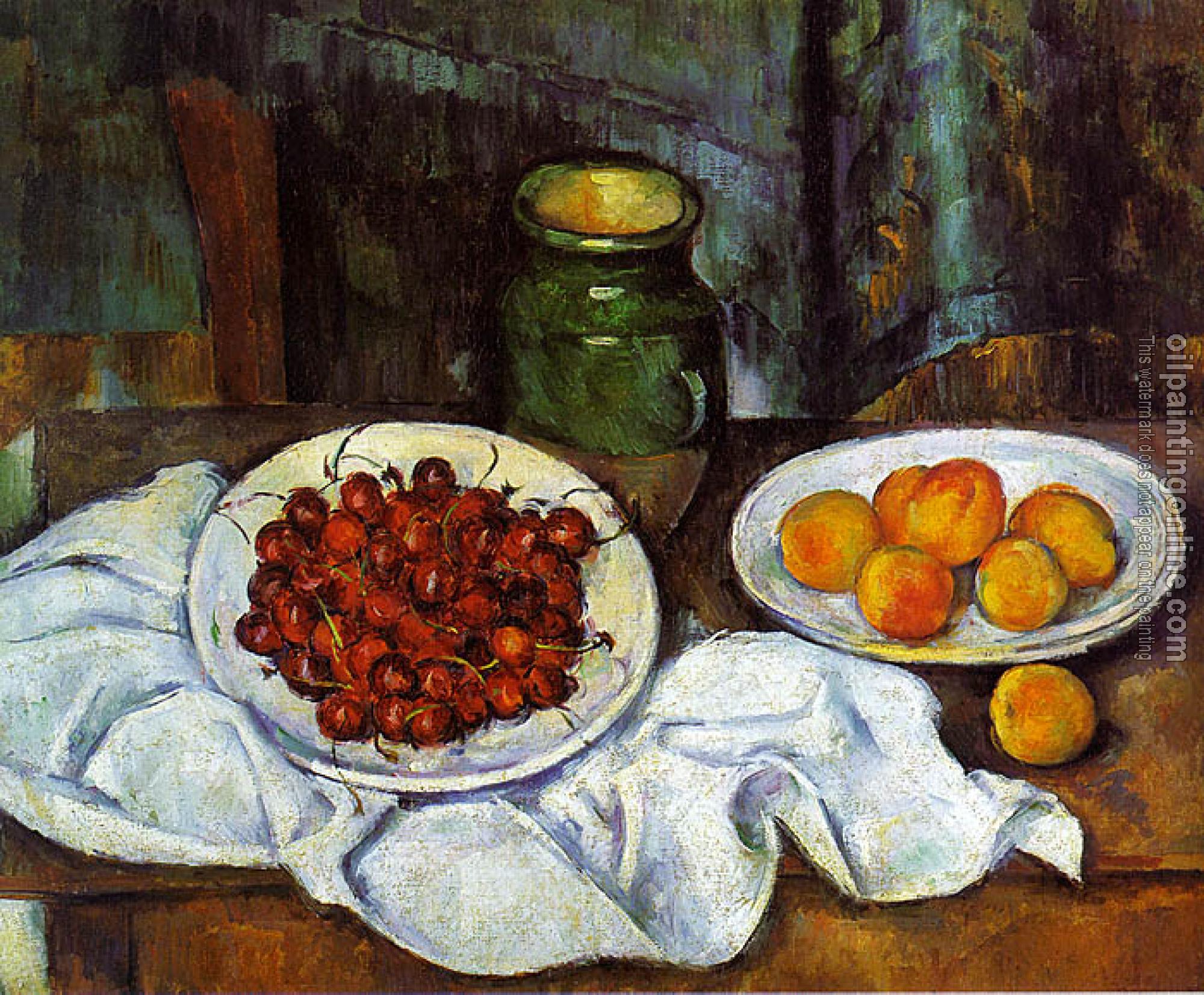 Cezanne, Paul - Cherries and Peaches